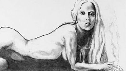 Lady Gaga naaktportret