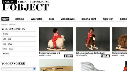 Leuke webshop: iObject store