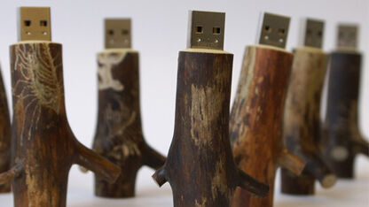 Houten USB stick